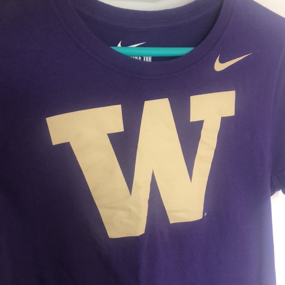 [Nike] Washington Huskies Women's Short Sleeve T-Shirt - "The Nike Tee" Size M - Picture 3 of 7